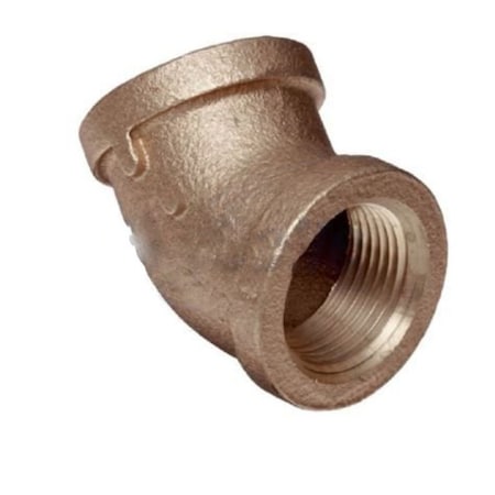 0.375 In. L-45 Bronze 45 Elbow In Modern Style